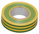 Изолента ПВХ желто-зеленая 19ммх20м IEK (UIZ-20-10-K52)