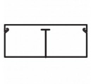 Миниканал с перегородкой TMC 40/2x17 (00305)