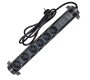 COMFORT Удлинитель У06К 6 мест 2P+PE 1,5м 3х1,5мм2 16А USB A+C 20Вт черный 694618