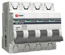 Автоматический выключатель EKF 4P 1,6А (C) 4,5kA ВА 47-63 (mcb4763-4-1.6C-pro)