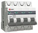 Автоматический выключатель EKF 4P 1,6А (C) 4,5kA ВА 47-63 (mcb4763-4-1.6C-pro)