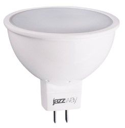 Лампа светодиодная PLED-ECO-JCDR CLEAR 5Вт 3000К GU5.3 JazzWay (1037077A)