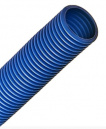Труба ППЛ гофрированная 32мм тяжёлая с протяжкой,25м,DKC,цвет синий (11532)