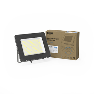 Прожектор светодиодный Qplus 400W 48000lm 6500K 175-265V IP65 графитовый  690511400  Gauss