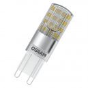 Лампа светодиодная LEDSPIN40 CL 3,5W/827 230V G9 400lm OSRAM (4058075315822)