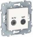 Unica New Белый Розетка R-TV/ SAT оконечная (NU545518)