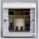 Mureva Блок сигнальной лампы E14 5W о/у в сборе IP55 прозрачное стекло (ENN34523)