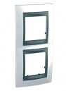 Unica Top Нордик Графит Рамка 2-ая вертикальная (MGU66.004V.292)
