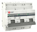 Автоматический выключатель EKF 3P 100А (C) 10kA ВА 47-100 (mcb47100-3-100C-pro)