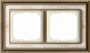 Династия Латунь античная/белая роспись рамка 2-ая (1722-846-500)