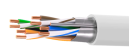 Кабель витая пара кат. 5E экранированный F/UTP, 4 пары, нг(А)-HF RN5EFUK01UGY