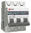 Автоматический выключатель EKF 3P 6А (C) 4,5kA ВА 47-63 (mcb4763-3-06C-pro)