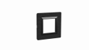 Рамка из алюминия, "Avanti", черная, 2 модуля  4402832  ДКС