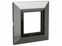 Рамка из металла, "Avanti", темно-серый, 2 модуля  4403852  ДКС