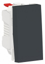Unica New Modular Антрацит Выключатель 1-клавишный сх.1 10 AX 250В 1 модуль (NU310154)
