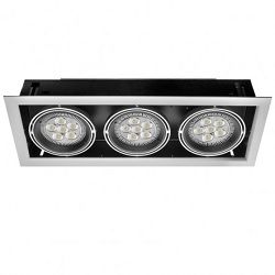 Светодиодный встраиваемый светильник карданного типа 48Вт 500х190х125 IP40 (LED-GS03)