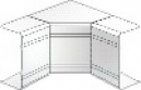 Угол внутренний изменяемый (70-120°) NIAV 100х80 (01733)