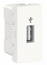 Unica New Modular Белый USB-Коннектор 1 модуль (NU342918)