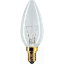 Лампа накаливания свеча ДС 40вт B35 230в E14 Philips (01163350)