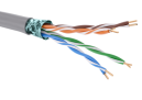 Кабель витая пара кат. 5E экранированный F/UTP, 4 пары, нг(А)-HF RN5EFUK01GY