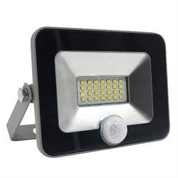 Прожектор светодиодный FL-LED Light-PAD SENSOR  10W Black  4200К   850Лм  (608031)