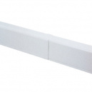 Накладка на стык плинтусного короба 100х40мм белый (AIR10049)
