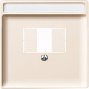 Merten System Design Бежевый Накладка розеткок для громкоговорителей/розеток USB (MTN297844)