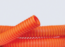 Труба ПНД гофрированная 32мм без протяжки легкая (25м) оранжевый  70932  ДКС