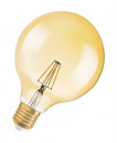 Лампа светодиодная Vintage 1906 LED CL GLOBE125 DIM FIL GOLD 55 7,5W/825 E27 OSRAM (4058075808997)