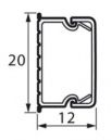  Кабель-канал 20x12 Metra (638192)