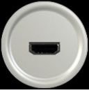 Накладка Celiane розетки aудио/видео тип HDMI, белая (68216)