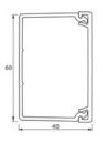  Кабель-канал 60x40 Metra (638197)