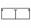 Миниканал с перегородкой TMC 40/2x17 (00305)