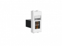 HDMI розетка "Белое облако" Avanti модульная, тип А-А, 1 мод  4400251  ДКС