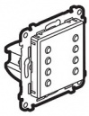 Valena Allure MyHome SCS Устройство 8-кнопочное для управления освещением,приводами,звуком (752799)