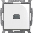 Выключатель BASIC 55 1кл. в рамку с подсветкой, белый (BJB20-06/1UCGL-94)