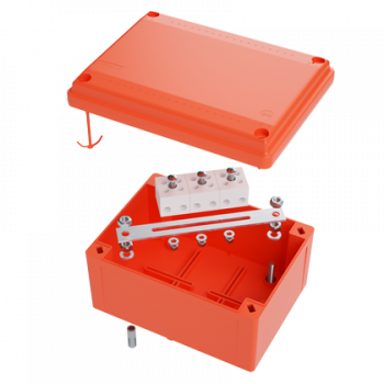 Коробка пласт. FS с гладк. стенками и клеммниками IP56 150х110х70 5р 450V 30A 16мм.кв DKC (FSB20516)