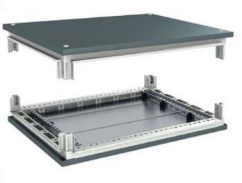 Комплект крыша и основание для шкафов CQE 400X1200 мм R5RKTB412