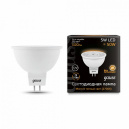 Лампа светодиодная софит MR16 GU5,3 SMD 12В 5Вт 2700К FROST Gauss (201505105)