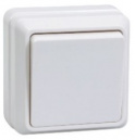 Выключатель 1-кл. 10А белый кнопочный ВСк20-1-0-ОБ (EVO13-K01-10-DC)