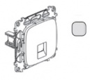 Valena Allure Алюминий Розетка информационная 1-ая RJ 45 кат.6 UTP (753942)