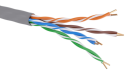 Кабель витая пара кат. 5E неэкранированный U/UTP, 4 пары, нг(А)-LS RN5EUUK02GY