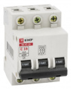 Автоматический выключатель EKF 3P 63А (C) 4,5kA ВА 47-29 (mcb4729-3-63C)