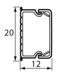  Кабель-канал 20x12 Metra (638192)