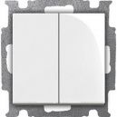 Выключатель BASIC 55 2кл. в рамку, белый (BJB2006/5UC-94)