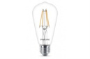 Лампа светодиодная LEDClassic 6-60W ST64 E27 830 CL N - LED FIL (929001975013)