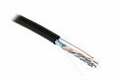 Кабель витая пара FUTP4-C5E-S24-2SW-OUT-PE-BK-500(500м)F/UTP,к5e,4п(24AWG) 236289