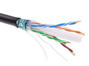 Кабель витая пара  F/UTP 4х2 CAT6 PE чёрный  RN6FUPE3BK  ДКС