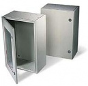Шкаф навесной с монтажной платой ЩМП 500х400х250мм IP65, светло-серый (SRN5425K)