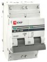 Автоматический выключатель EKF 2P 63А (C) 10kA ВА 47-100 (mcb47100-2-63C-pro)